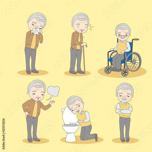 old man has different problem