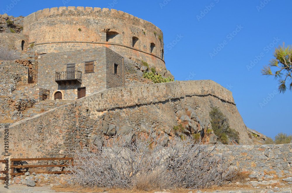 Spinalonga island fortress