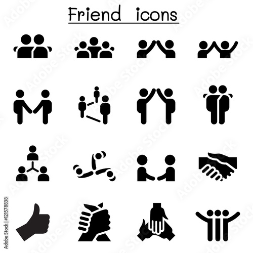 Friend & relationship icons