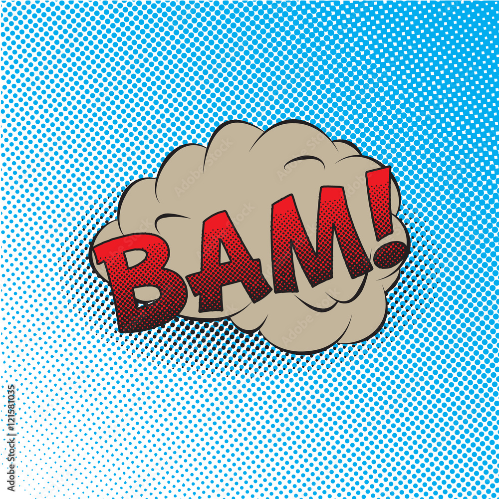 Colourful comic book style explosion vector effect Stock Vector | Adobe ...