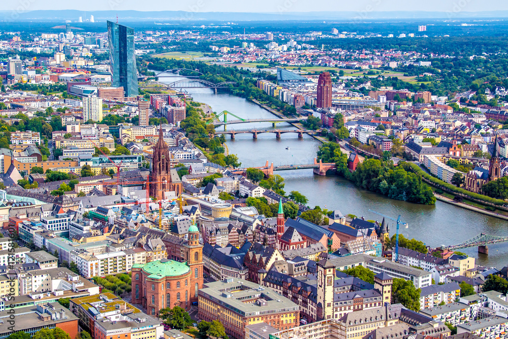 Cityscape of Frankfurt am Main, Germany