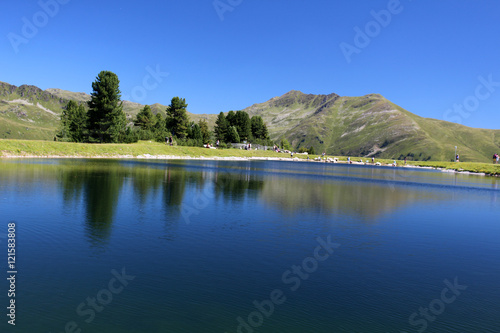 Latschensee in den Alpen photo