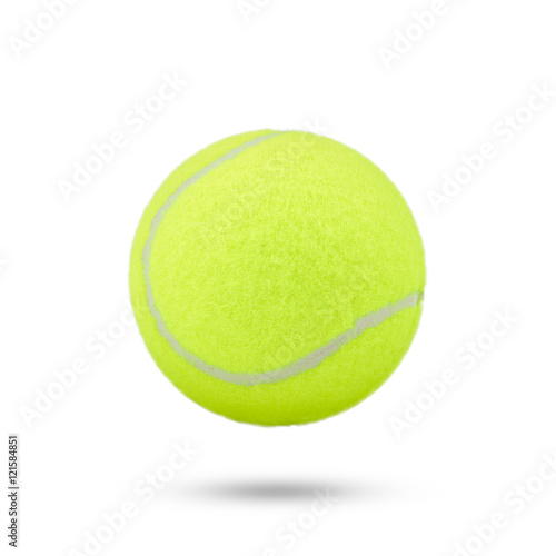 tennis ball on white background. tennis ball isolated. green col © FocusStocker