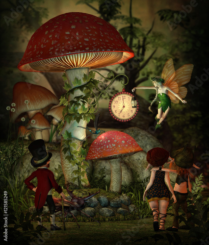 Mushroom Time, 3d CG