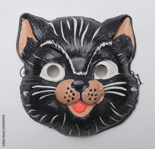 Black Cat Halloween Mask