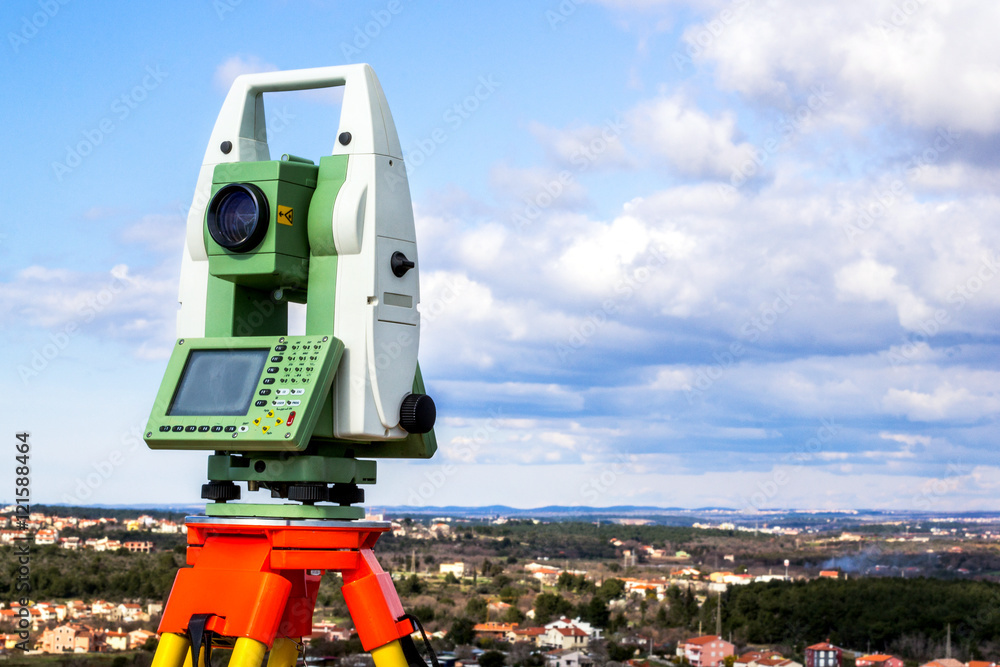 Survey total station