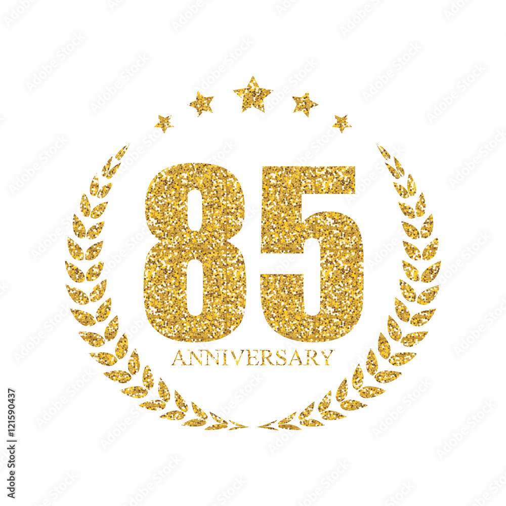 Template Logo 90 Years Anniversary Vector Illustration Template Logo 90 Years Anniversary Vector Illustration