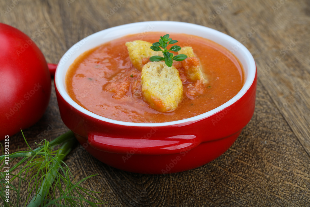 Gazpacho tomato soup Gazpacho tomato soup