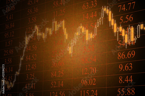 Obraz na płótnie Stock Trading