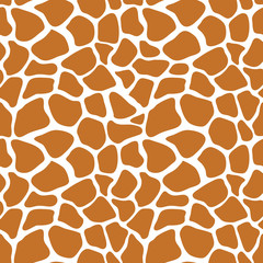 Acrylglasbilder Tierfellmuster Giraffenmuster Beige Braun Modern  © mashot