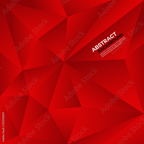 red polygon background, abstract wallpaper, vector illustration, red abstract background, web background, red cover design, polygon vector, wallpaper vector illustration