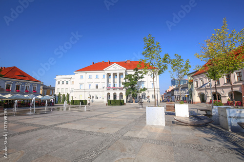 Scenic view of the old square in Kielce © Rochu_2008