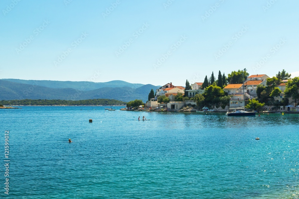 Small Dalmatian town on the Adriatic coast