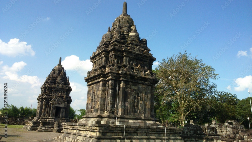 Sewu Temple in Yogyakarta City , Indonesia