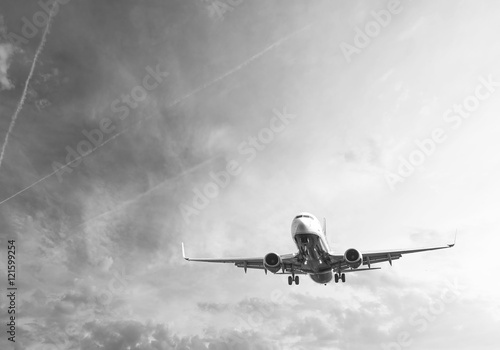 Fotografie Airplane during landing