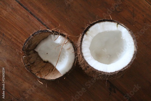 noix de coco ouverte