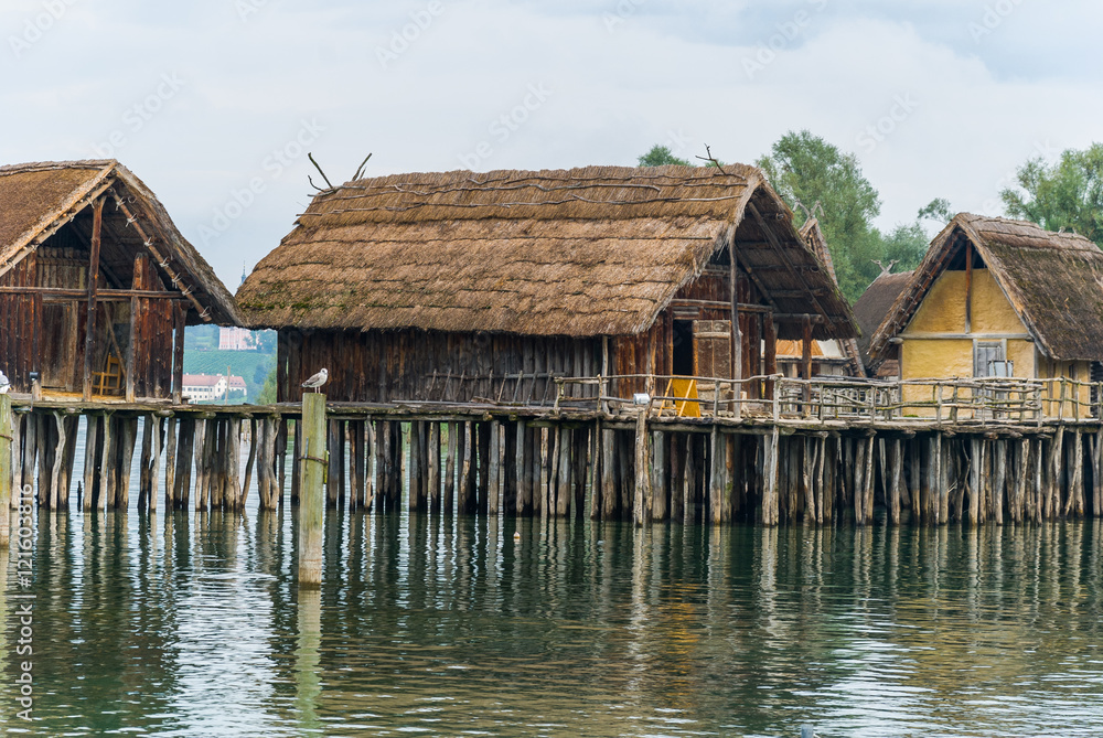 Pfahlbauten, Uhldingen-Müldorf, Bodensee Pfahlbauten, Uhldingen-Müldorf, Bodensee