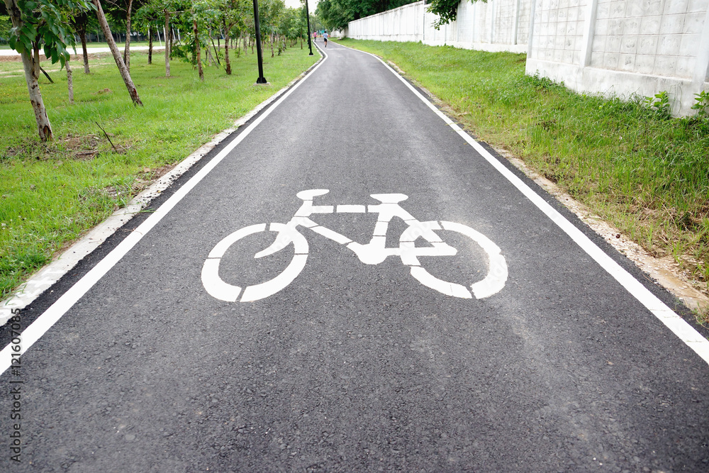 Obraz premium Bicycle lane