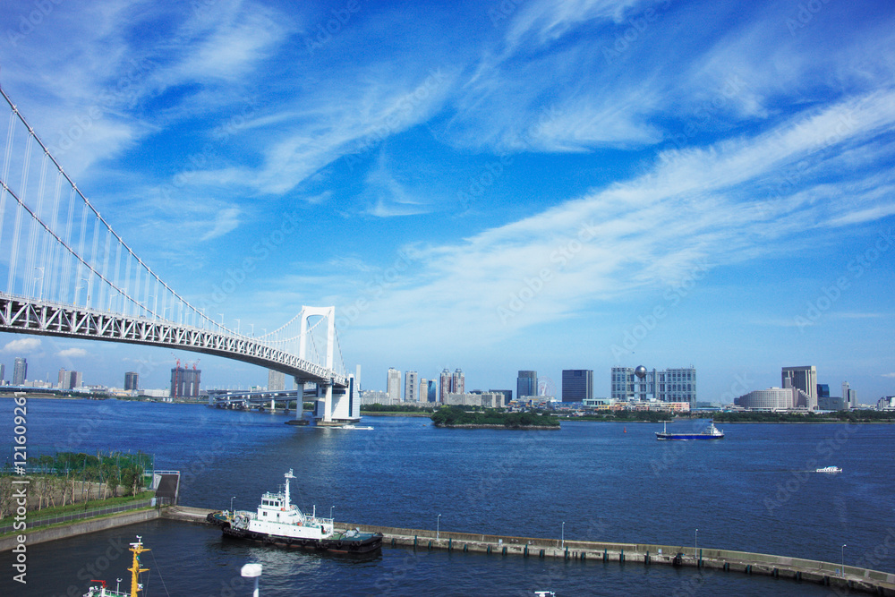 Naklejka premium レインボーブリッジ