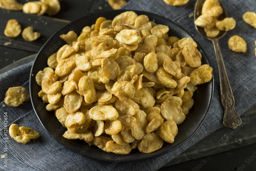 Salted and Roasted Dry Fava Beans Salted and Roasted Dry Fava Beans