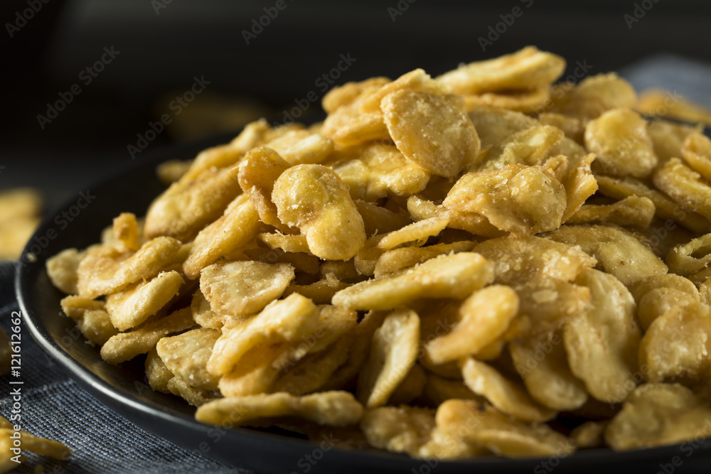 Salted and Roasted Dry Fava Beans Salted and Roasted Dry Fava Beans
