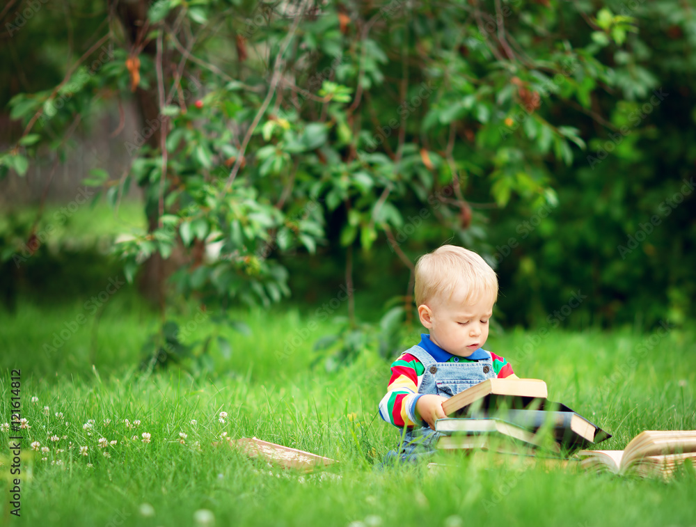 one year old baby reading a book one year old baby reading a book