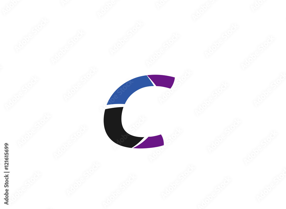 Letter C logo. Creative concept icon
Letter C logo. Creative concept icon