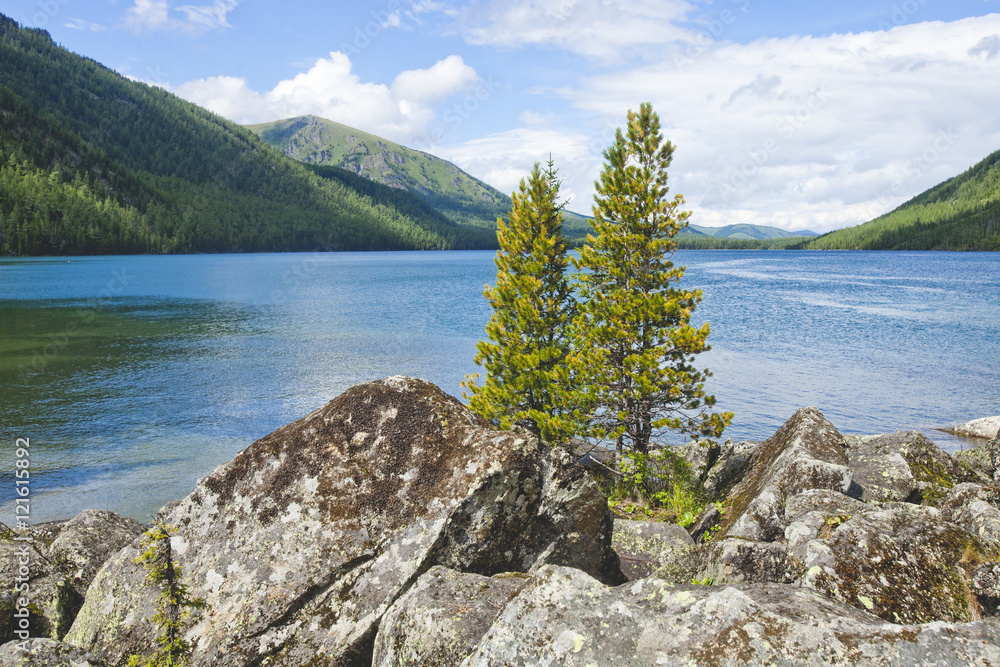 Multinskiye lake, Altai mountains