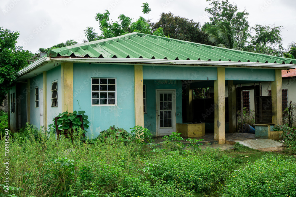 Corn Island, Nicaragua – August 17, 2016: House from Corn Island, Nicaragua. Travel general imagery