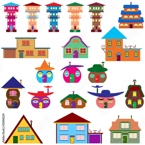  House cartoon set