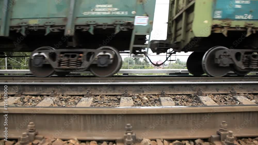 the movement of freight cars on rails the movement of freight cars on rails
