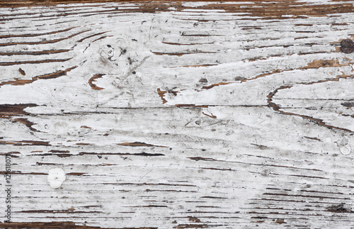 Wooden background rustic white painted. 