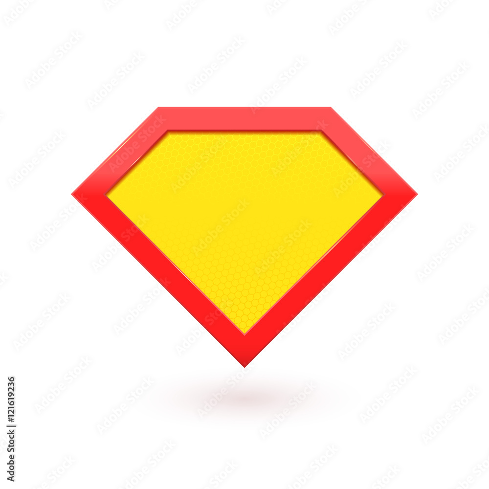 Super hero comic character label emblem Super hero comic character label emblem