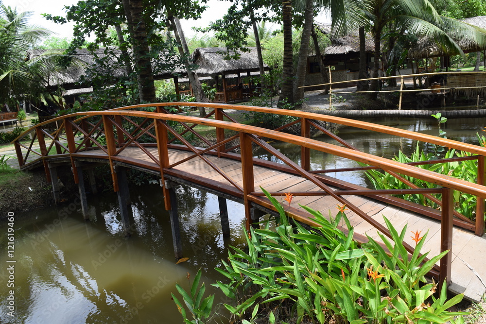simply small bridge in countryside simply small bridge in countryside