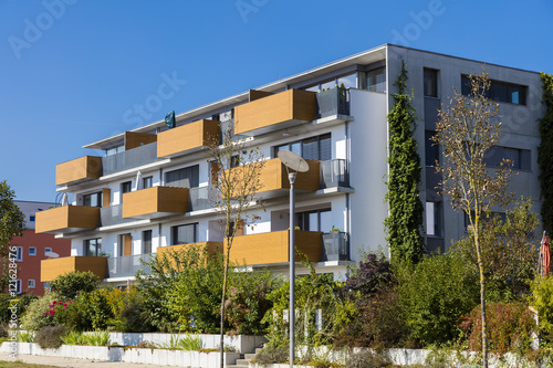 New modern apartment house