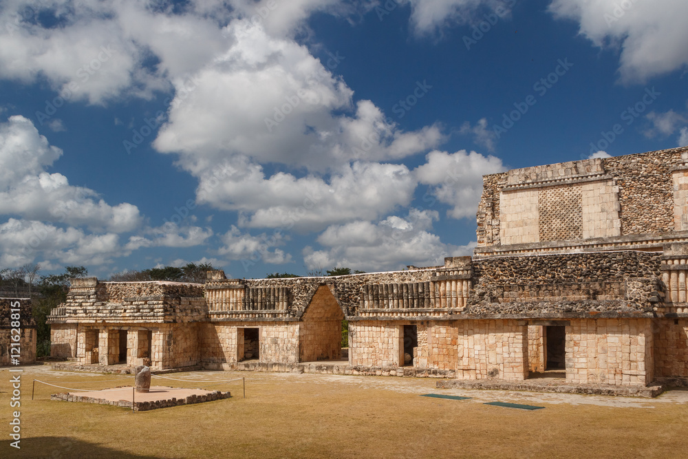 Ruins of the ancient Mayan city of Uxmal, Mexico