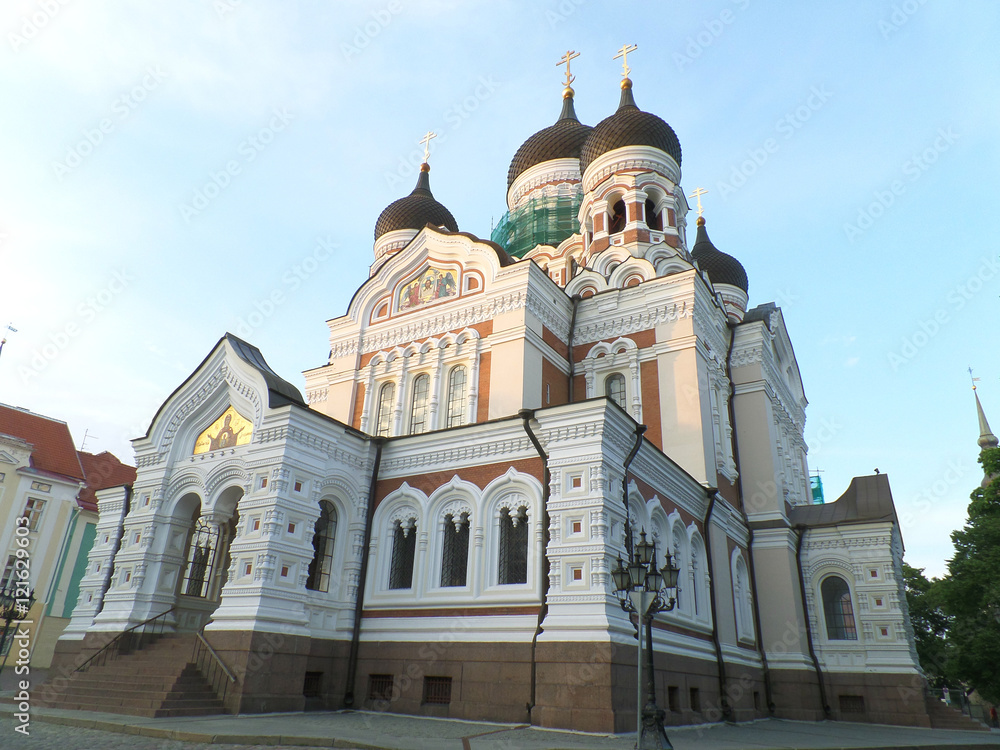 Stunning Orthodox Church in Tallinn, Estonia 