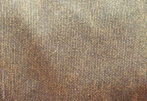 грубая льняная коричневая ткань. грубая хлопковая ткань сумка.