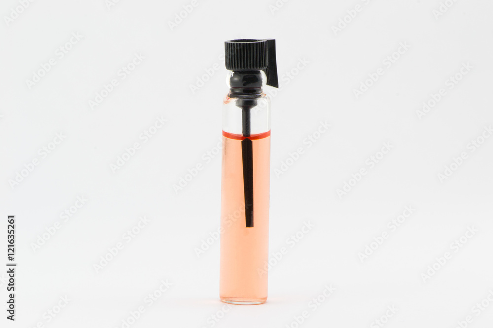 Laboratory test tube with pink liquid Laboratory test tube with pink liquid