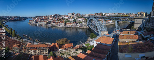 Panorama from Vila Nova De Gaia to Porto