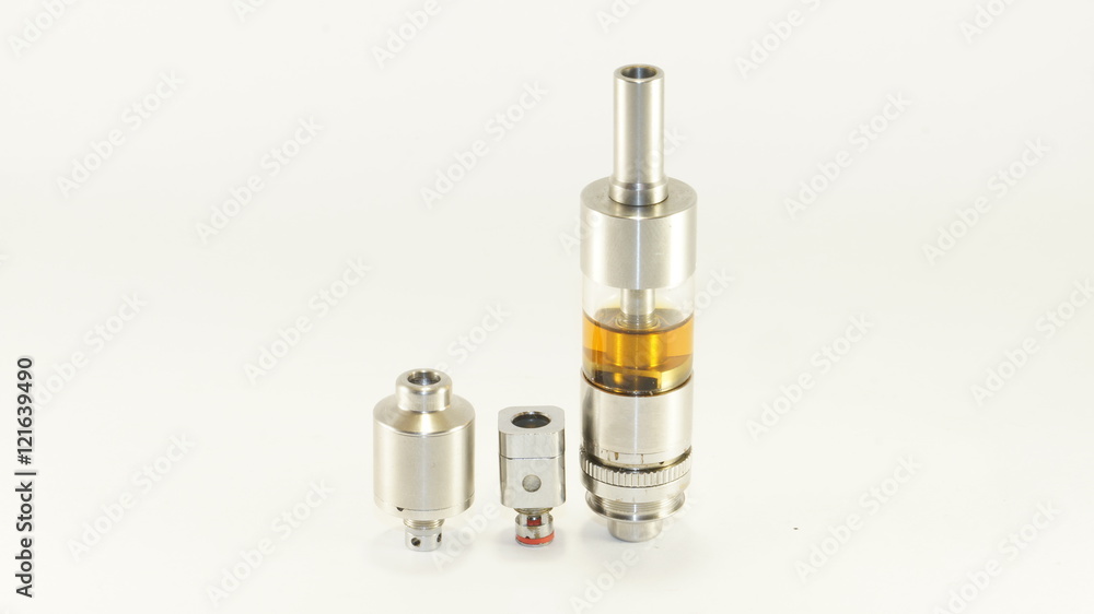E-cigarette or vaping device isolated on white_5 E-cigarette or vaping device isolated on white_5