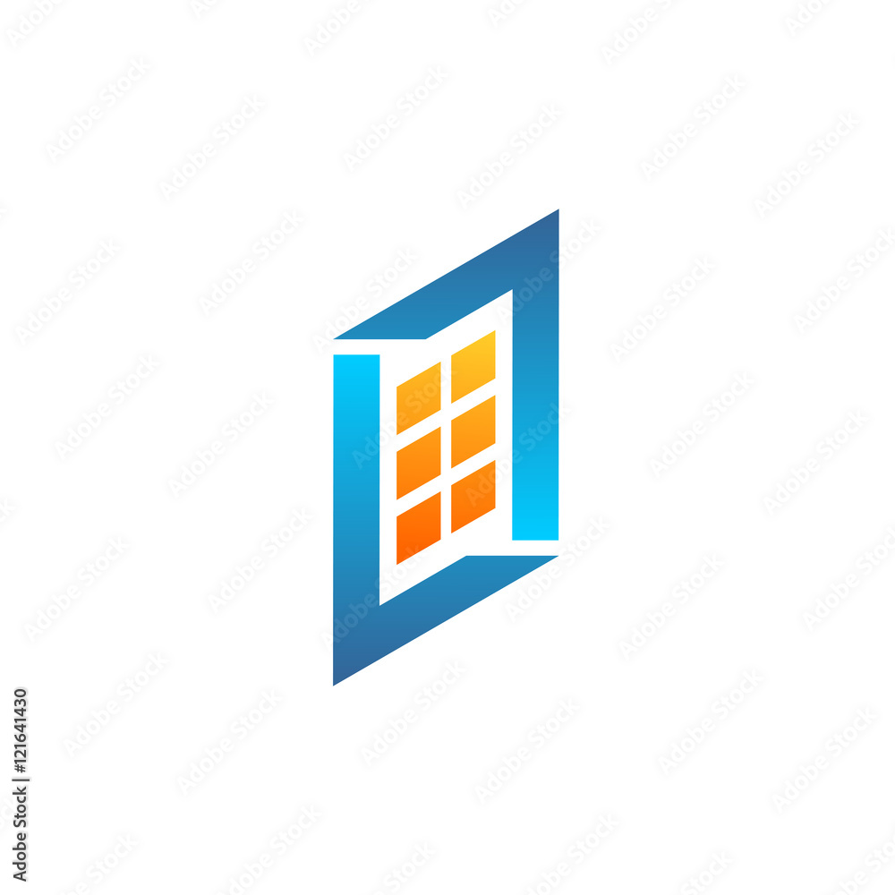 Fototapeta premium Abstract Window Logo