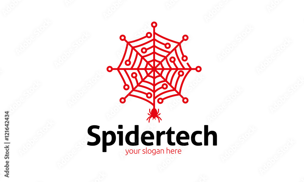 Obraz premium Spider Tech Logo