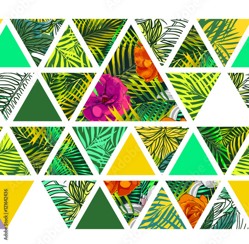Bright hawaiian pattern
