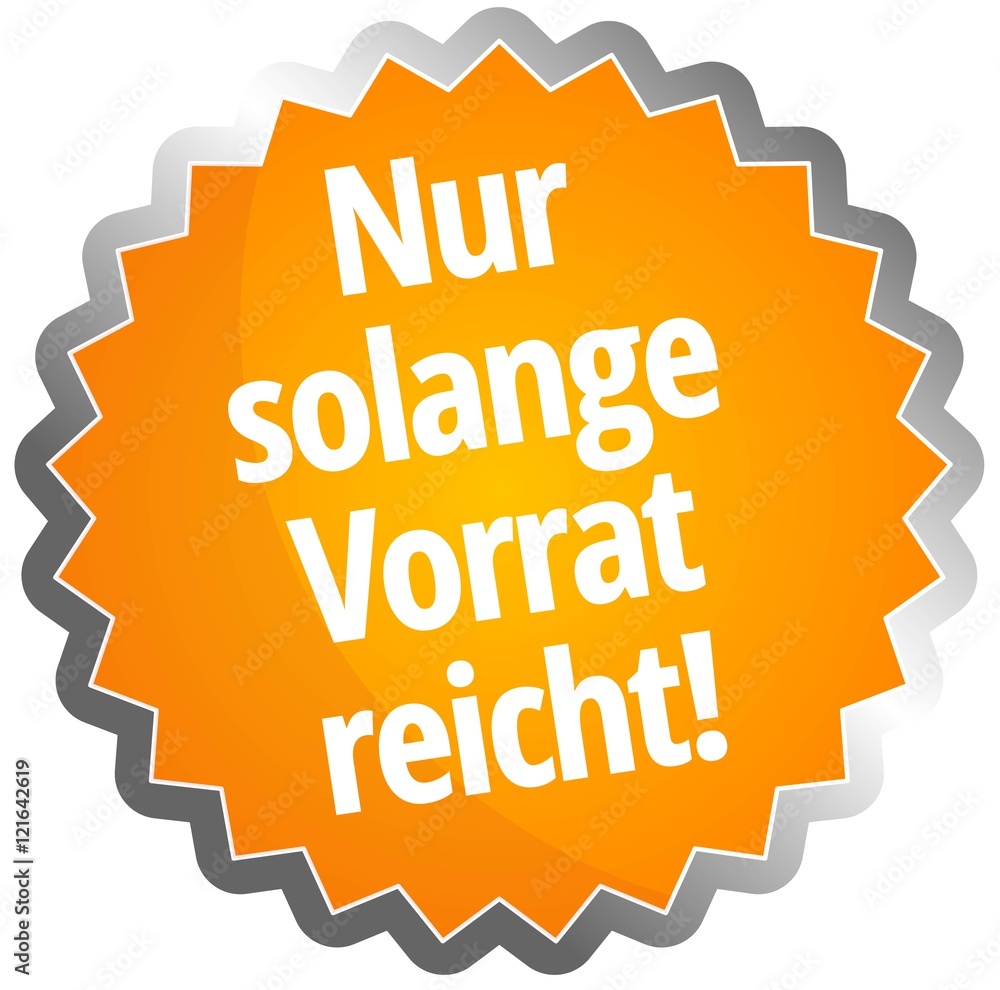 Nur Solang Der Vorrat Reicht