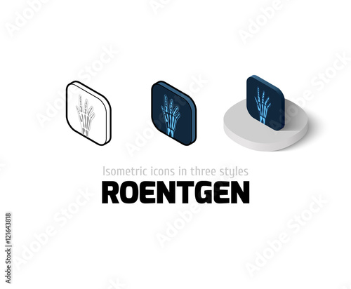 Roentgen icon in different style