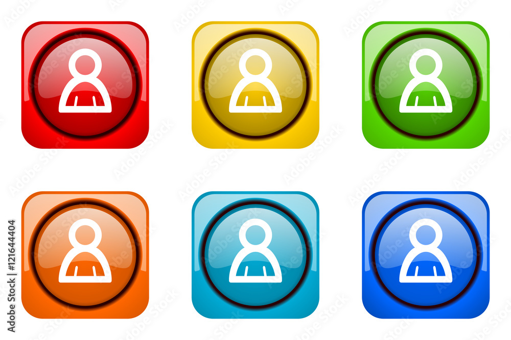 Modern design colorful web icon set.. Mobile app buttons. Modern design colorful web icon set.. Mobile app buttons.