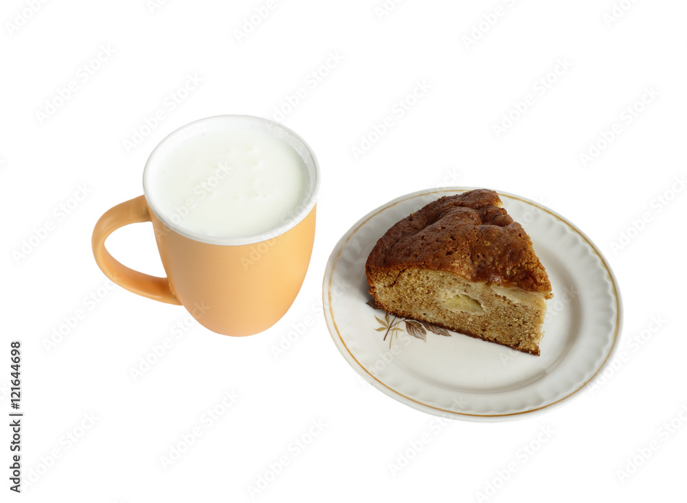 tasty and healthy cake and cup of milk for a healthy diet. isolated on white background without shadows. easy to cut to your design.
tasty and healthy cake and cup of milk for a healthy diet. isolated on white background without shadows. easy to cut to your design.