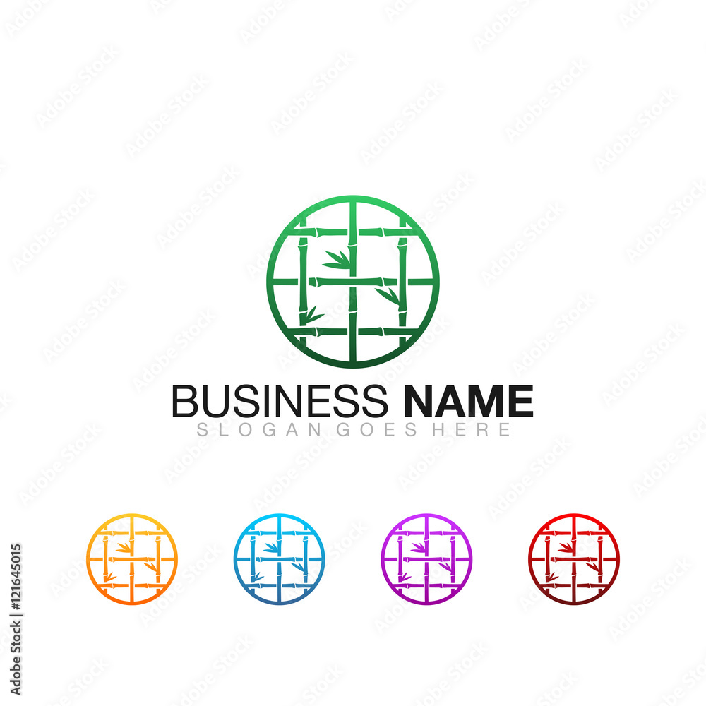 Classic Modern Bamboo Logo Classic Modern Bamboo Logo