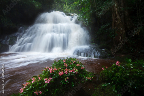 Mhundaeng waterfall Phu Hin Rong Kla  National Park at Phitsanul